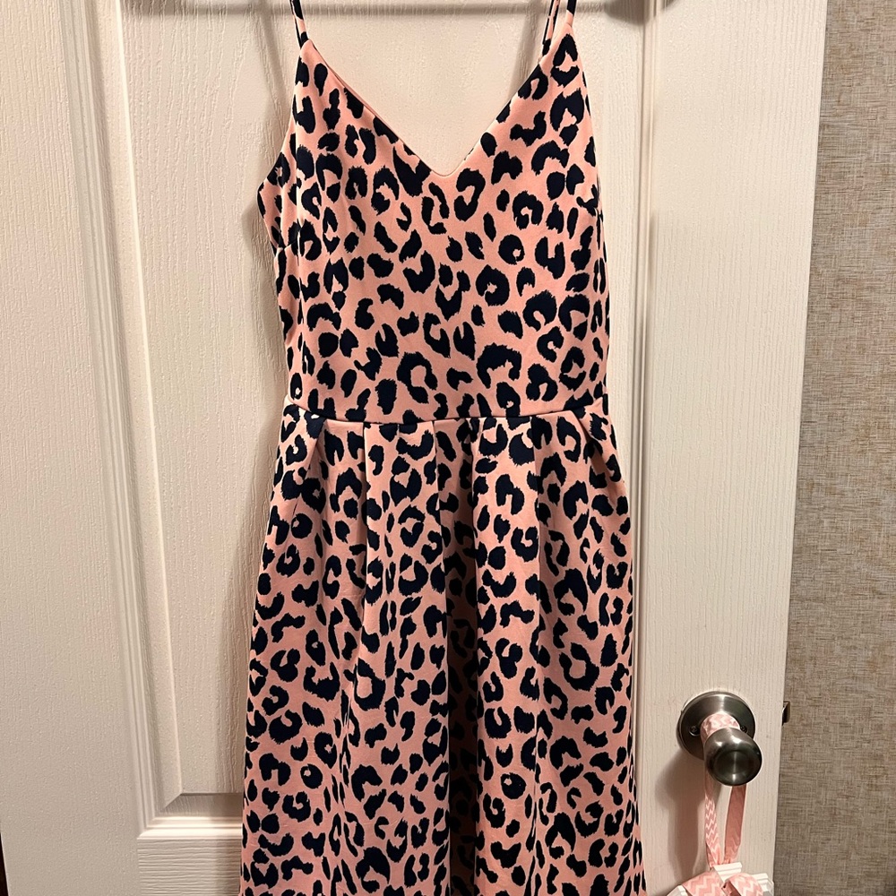 Pink Leopard Dress